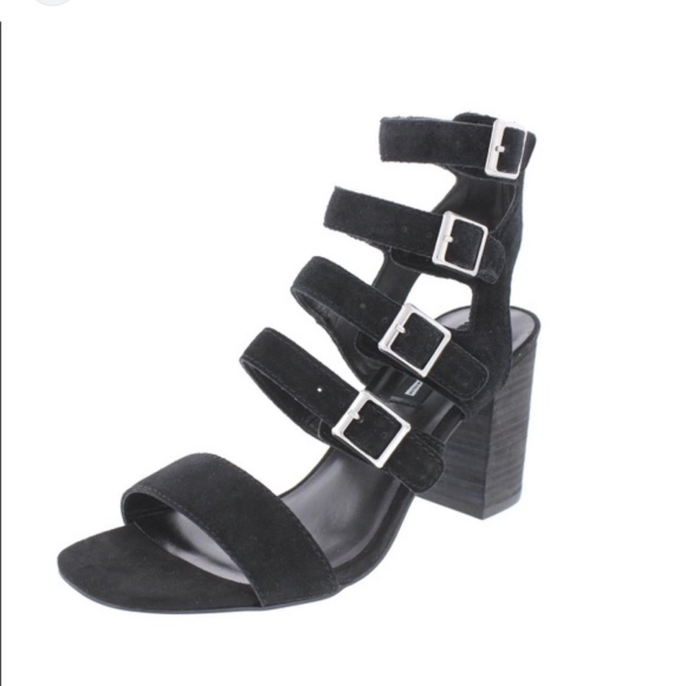 Black Strappy Women's Sandals